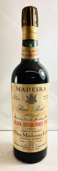Madeira Rare Boal Solera, Miles
