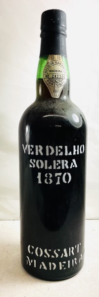 Madeira Verdelho Solera, Cossart Gordon